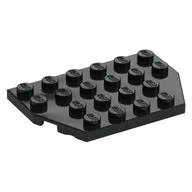 Wedge Plate 4 x 6 Cut Corners, Black