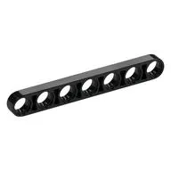 Technic Beam 1 x 7 Thin, Black