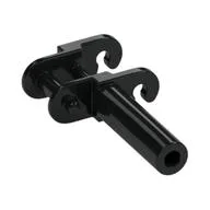 Technic Link, Reinforced, with Bar, Black