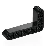 Technic Beam 3 x 5 L-Shape Thick, Black