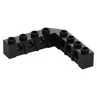 Technic Brick 5 x 5 Right Angle (1 x 4 - 1 x 4), Black