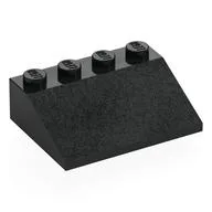 Brick Sloped 33° 3 x 4, Black