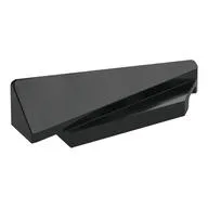 Brick Wedged, Sloped 1 x 5 x 1 1/3 Right, Black