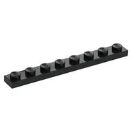 Plate 1 x 8, Black
