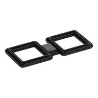 Double Squares (Brickheadz Glasses), Black