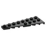 Wedge Plate 8 x 3, 8° Left, Black
