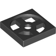 Turntable 2 x 2 Plate, Base, Black