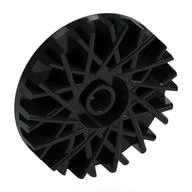 Wheel Cover / Hub Cap 28 Spokes 18mm D., Black
