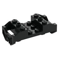 Wheel Holder, Train Wheel RC Train, Holder, Open Axle, Black