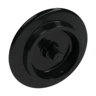 Train Wheel RC Train 16.6 x 23, Black