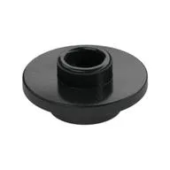Equipment Cup / Teacup Saucer with Recessed Stud on Top [Plain], Black