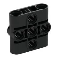 Technic Connector Beam 3 x 3, Black