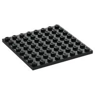 Plate 8 x 8, Black