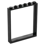 Door Frame 1 x 6 x 6, Black