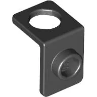 Minifig Neckwear Bracket [One Stud], Black