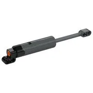 Technic Linear Actuator with Dark Bluish Gray Ends [Black Version], Black