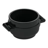 Equipment Pot / Cauldron 3 x 3 x 1 & 3/4 with Handles, Black
