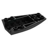 Brick Wedged, Curved Inverted 6 x 4, Black