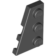 Wedge Plate 3 x 2 Left, Black