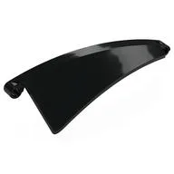 Technic Panel Curved 5 x 13 x 3 Tapered, Right #55, Black