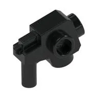 Weapon Gun / Blaster with Studs on Side, Black