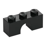 Brick Arch 1 x 3, Black