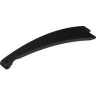 Technic Panel Curved 3 x 13 x 2 Tapered, Left #52, Black