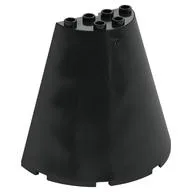 Cone Half 8 x 4 x 6, Black