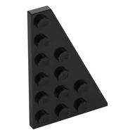 Wedge Plate 6 x 4 Right, Black