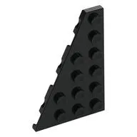Wedge Plate 6 x 4 Left, Black
