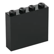 Brick 1 x 4 x 3, Black