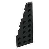 Wedge Plate 8 x 3, 22° Left, Black