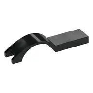Wheel Arch, Mudguard 1 x 4 1/2, Black