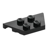 Wedge Plate 2 x 4, Black