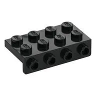 Bracket 2 x 4 - 1 x 4, Black