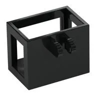 Crane Basket 2 x 3 x 2 with Locking Hinge Fingers, Black