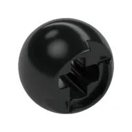Technic Ball Joint with Through Axle Hole, Black