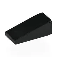 Brick Sloped 18° 2 x 1 x 2/3, Black