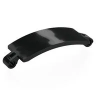 Technic Panel Curved 3 x 9, Black