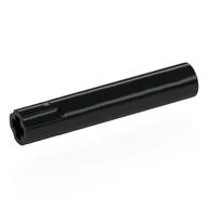 Technic Axle Connector 5L with One Side Frictionless, Black
