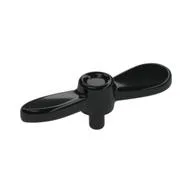 Propeller with Pin, Black