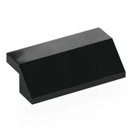 Brick Sloped 45° 2 x 4 with 2/3 Inverted Cutout and no Studs, Black