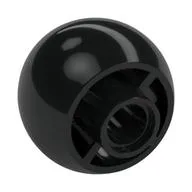 Wheel 18 x 14 with Pin Hole, Black