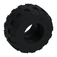 Tyre 24 x 12 R Balloon, Black