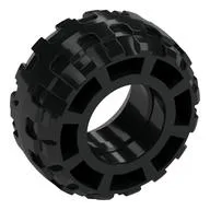 Tyre 37 x 18 R Balloon, Black