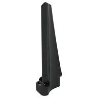 Technic Panel Fairing Long Smooth Inverted, Side B # 41, Black