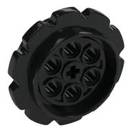 Technic Tread Sprocket Wheel Large 10 Tooth, Black