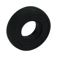 Tyre 14 x 4 Smooth Small Single [New Style], Black