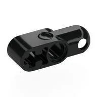 Technic Steering Arm 3 x 1 with Towball Socket, Black