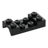 Wheel Arch, Mudguard 2 x 4 Studded with Hole, Black
